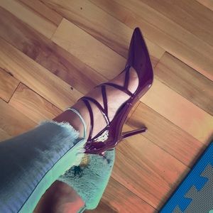 Marc Fisher wine red stilettos